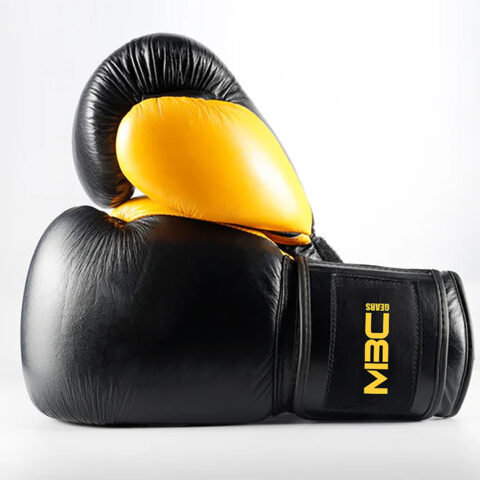 MBC BOXING GLOVES BLACK & GOLD