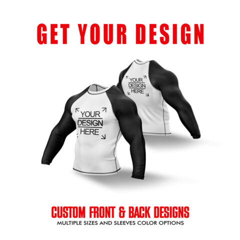 Exclusive Custom White Rashguard Compression Top