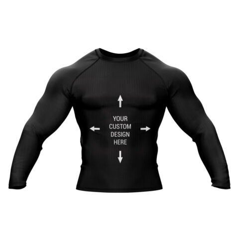 MBC GEARS Custom Black Rashguard Full Sleeve / Compression Top