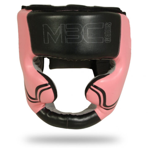 MBC Gears Kids & Adults Full Face Head Guard – Boxing, MMA, Muay Thai, Taekwondo – Pink/Black