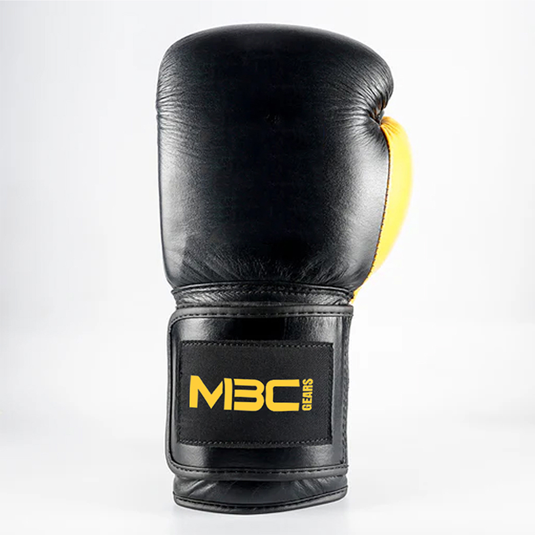 MBC BOXING GLOVES BLACK & GOLD - Image 3