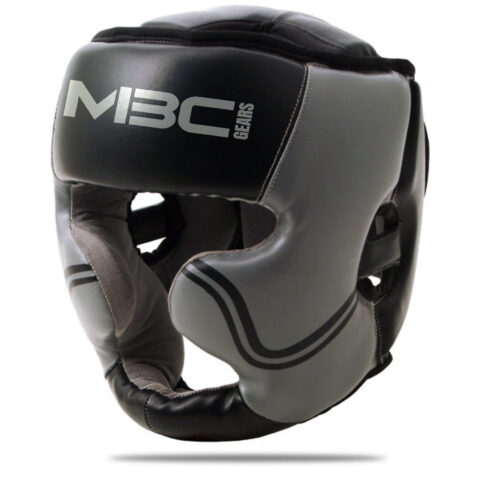 MBC Gears Pro Sparring Headgear – Black & Grey