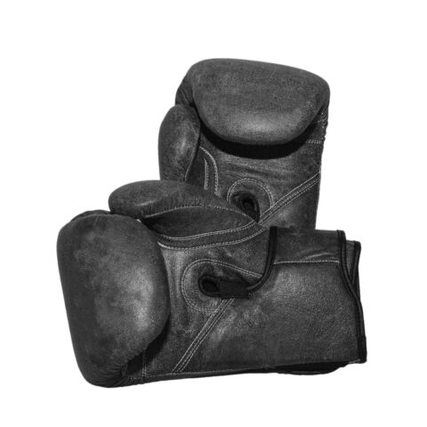 MBC Antique Grey Series- Vintage Boxing Gloves - Genuine Leather