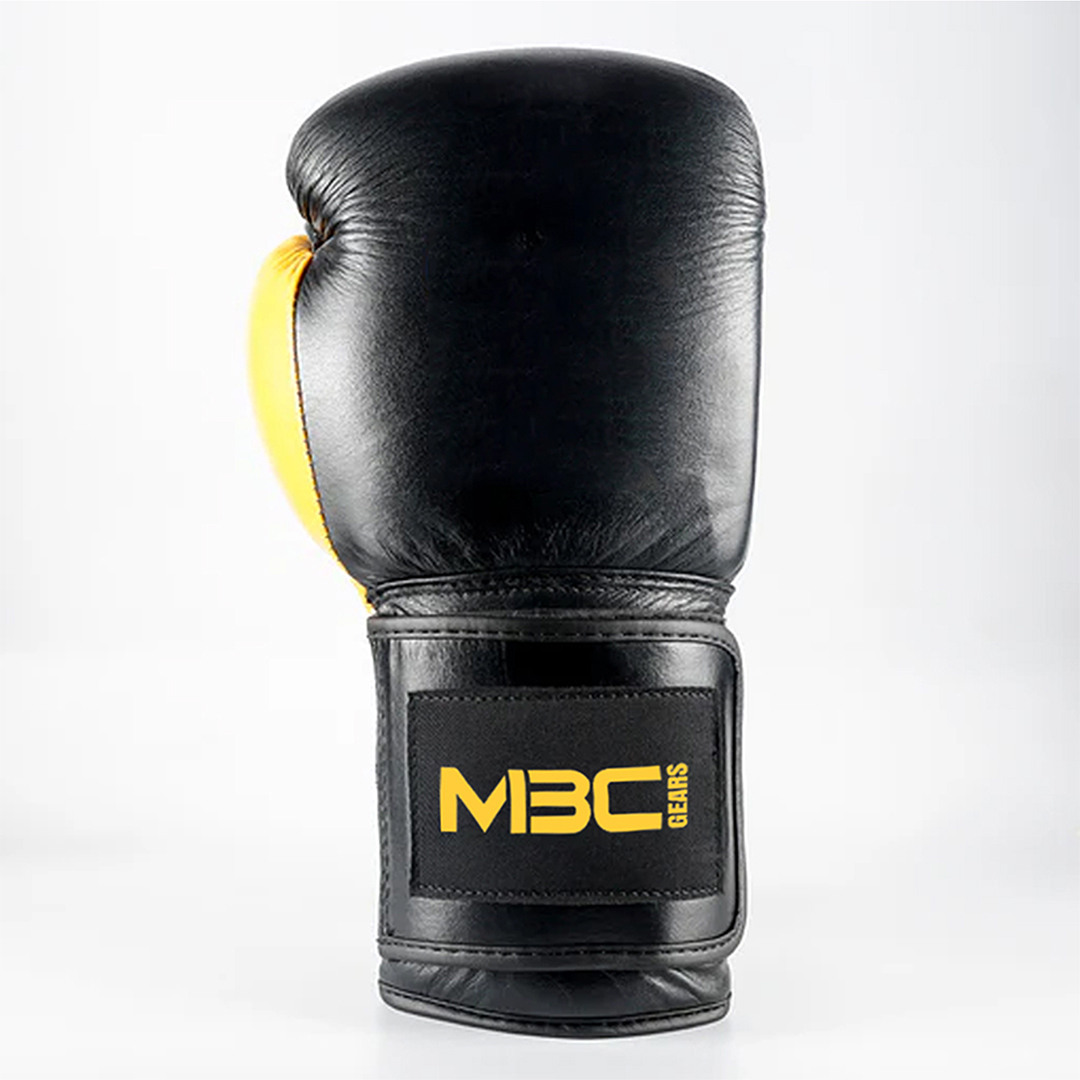 MBC BOXING GLOVES BLACK & GOLD - Image 4