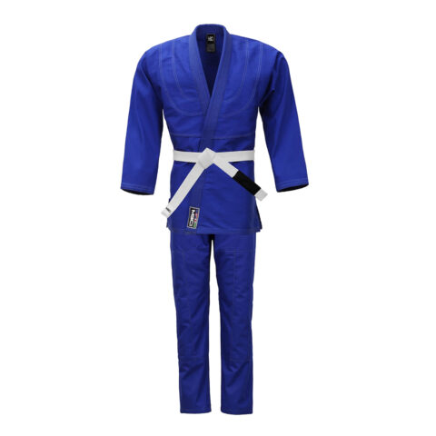 Blue Brazilian Jiu-Jitsu Gi Uniform – BJJ Kimono with White Belt
