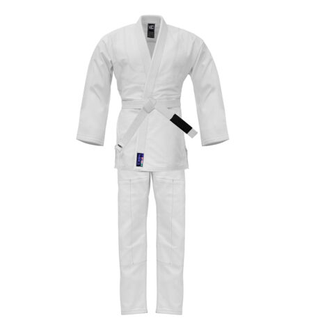 Essential Brazilian Jiu-Jitsu Kimono BJJ Gi Uniform Gi - Kids Adults Unisex (White Belt Included)