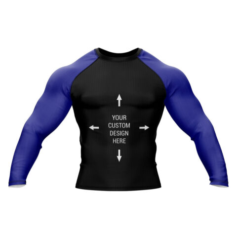 Exclusive Custom Blue Rashguard / Compression Top